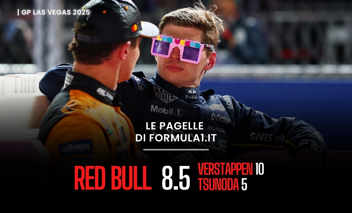  Verstappen domina a Las Vegas, disastro McLaren. Ferrari arranca: le pagelle del GP 