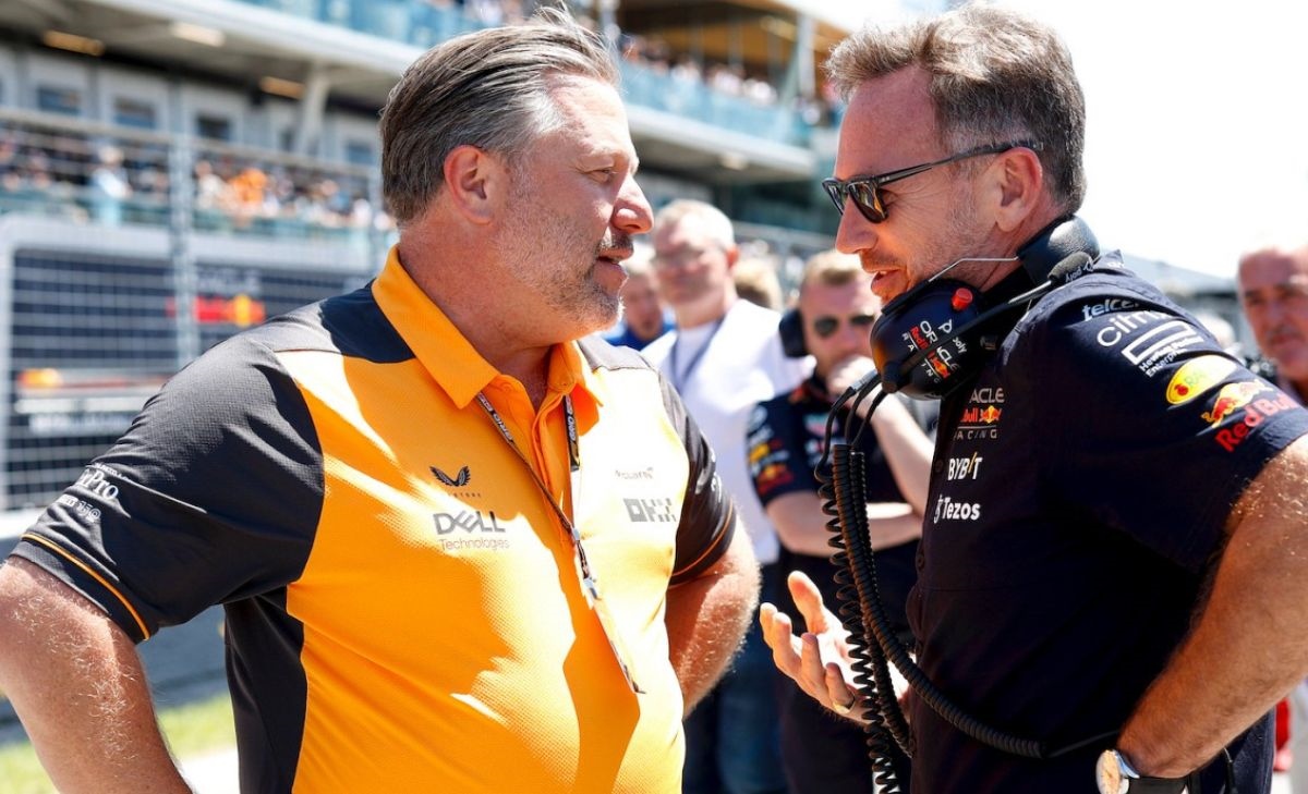  Zak Brown punge Horner e applaude Mekies