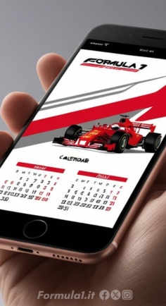Il calendario 2025 della Formula 1 sul tuo smartphone