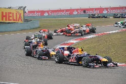 Gp Cina - Gara - Mark Webber, Sebastian Vettel
