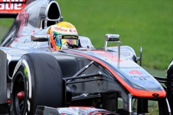 Hamilton in pole position - Hamilton