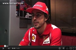 Video - Gp Spagna: Intervista ad Alonso - F.W. - Video - Intervista Alonso