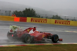In Belgio, vola la Ferrari di Alonso - Alonso