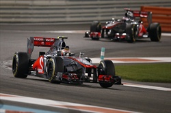 Abu Dhabi, Hamilton in pole position - Hamilton