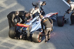 Test a Jerez: Button primo, Massa sesto - Test a Jerez: problemi alla McLaren di Button 