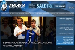 In regalo ad Alonso maglia Atalanta - Alonso, atalanta, bergamasca, calcio