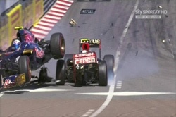 Grosjean Partira' da - 10 - incidente grosjean monaco