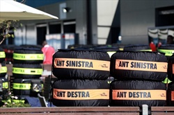 Pneumatici prototipo per il Gp del Canada
