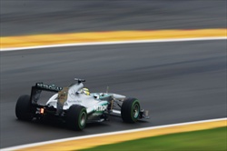Gp Belgio - Vettel primo, libere dominate. - Prove libere Gp Belgio 2013 - Nico Rosberg