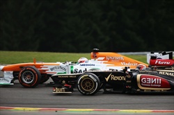 Gp Belgio 2013 - Raikkonen e Di Resta