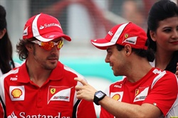 Alonso tifa per Massa - 