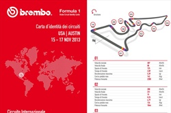 Gp Stati Uniti - ID Card - Guida al circuito - guida al circuito di Austin