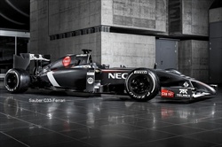 Lanci 2014: La Sauber 2014 si chiama C33 - La Sauber C33 Ferrari