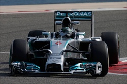 Hamilton - Test in Bahrain
