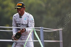 Gp Italia 2014 - Gara - Lewis Hamilton Mercedes AMG
