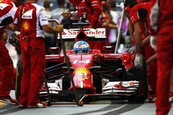 Gp Singapore 2014 - Qualifiche - Fernando Alonso - Ferrari F14T