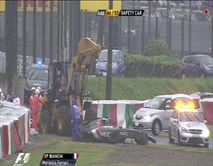 Gp Giappone 2014 - Gara - Incidente per Jules Bianchi