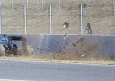 Incidente ad Alonso, niente di grave - Alonso incidente a Barcellona