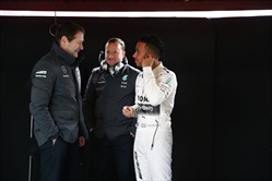 Terzo giorno Barcellona - Miglior tempo di Lewis Hamilton