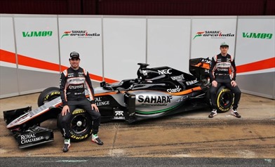 Da Barcellona le nuove monoposto 2016 - Force India 2016