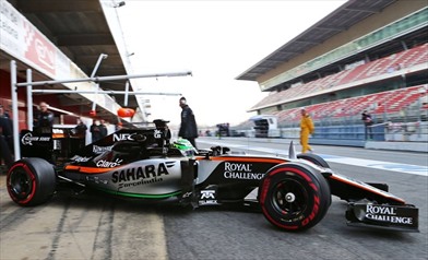 Terzo giorno di prove a Barcellona - Barcellona - Force India