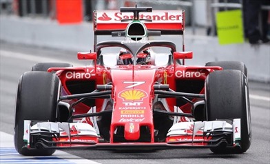 La Ferrari prova a sorpresa il nuovo sistema Halo