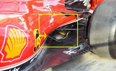 Il fondo della Ferrari SF16-H è scavato - Il fondo della Ferrari SF16-H è scavato
