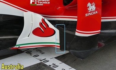 Ferrari con una novità nella zona dei bargeboards - Ferrari con una novità nella zona dei bargeboards
