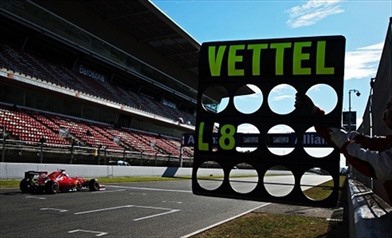 La Ferrari fa luce sul messaggio . - Messaggi dai box