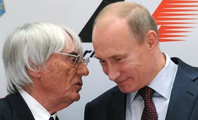 Bernie Ecclestone contro le donne pilota - Ecclestone Putin