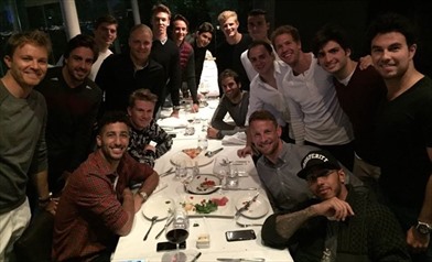 L'unità dei piloti per influenzare le decisioni in F1 secondo Massa - Cena piloti prima del GP di Cina