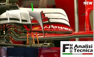Ferrari promuove la nuova ala