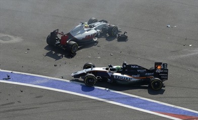 Gp Russia 2016 - Analisi strategie - Gp Russia 2016 - Incidente al via