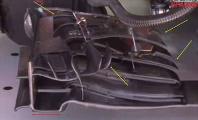 Ecco la nuova ala anteriore della Mclaren