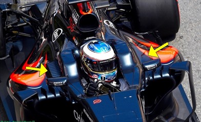 Gp Monaco: Mclaren con sfoghi di raffreddamento asimmetrici - Gp Monaco: Mclaren con sfoghi di raffreddamento asimmetrici