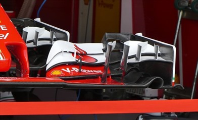 Gp Belgio: Ferrari con due versioni di ala anteriore - Gp Belgio: Ferrari con due versioni di ala anteriore