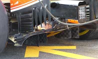Gp Belgio: la Ferrari con una modifica al diffusore - Gp Belgio: la Ferrari con una modifica al diffusore