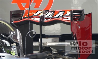 Gp Italia: Haas con un'ala posteriore a doppio cucchiaio - Gp Italia: Haas con un'ala posteriore a doppio cucchiaio