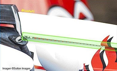 Gp Singapore: Ferrari con i denti di sega all'anteriore - Gp Singapore: Ferrari con i denti di sega all'anteriore