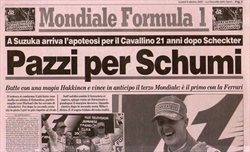 Accadde oggi: Schumacher riporta la Ferrari sul tetto del mondo - Accadde oggi: Schumacher riporta la Ferrari sul tetto del mondo