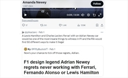 Adrian Newey andrà in Ferrari? La moglie lascia un indizio sui social - Adrian Newey andrà in Ferrari? La moglie lascia un indizio sui social