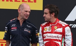 Alonso elogia Newey: «È una leggenda, vorrei lavorare con lui» - Alonso elogia Newey: «È una leggenda, vorrei lavorare con lui»