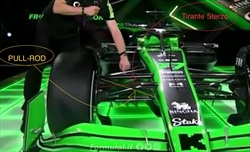 Analisi tecnica Stake F1 C44: più che un’evoluzione una macchina nuova - Sospensione anteriore Pull Rod C44