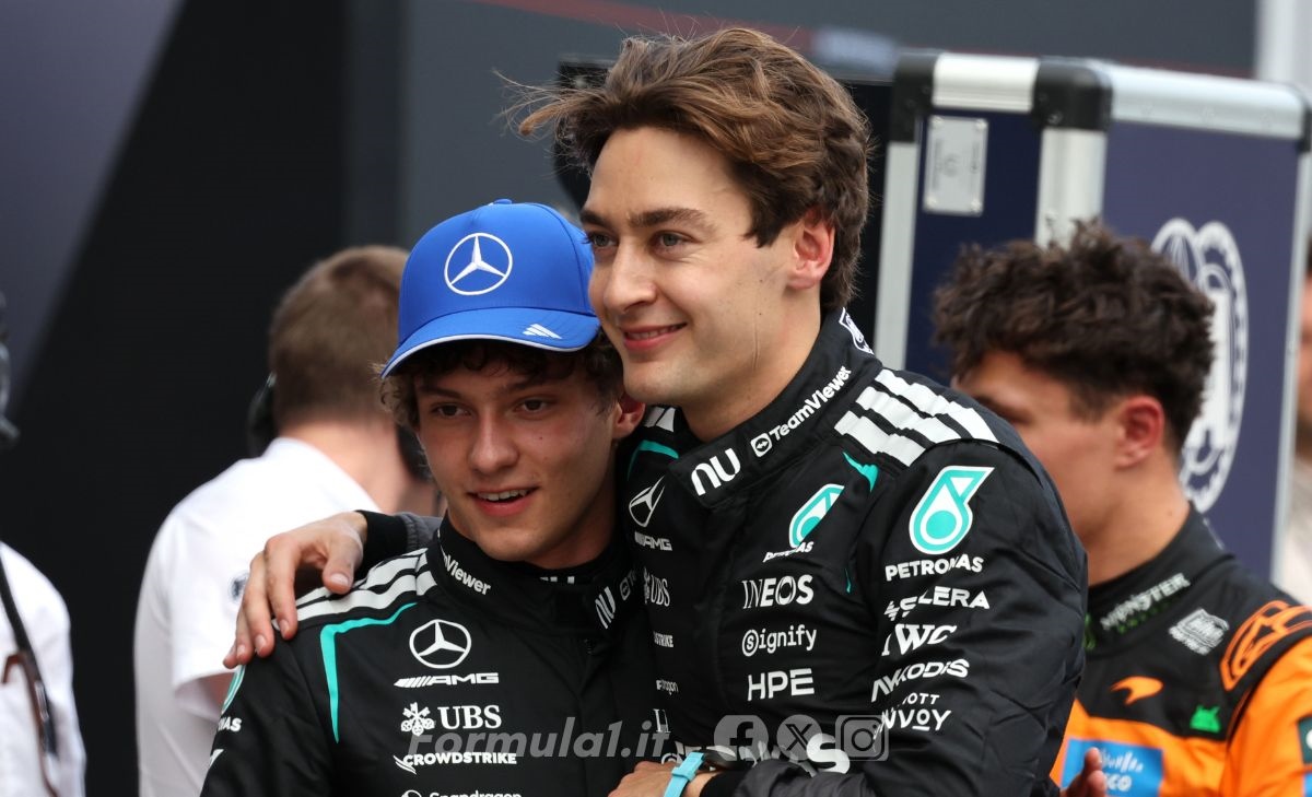Mercedes, Russell, Antonelli