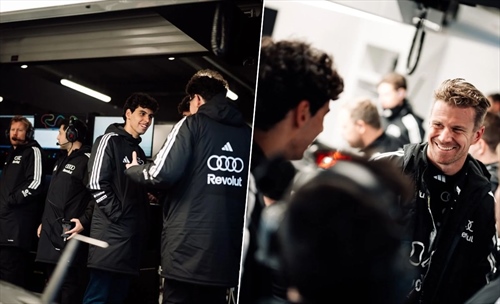 Audi, primi giri tra sorrisi e grandi aspettative 