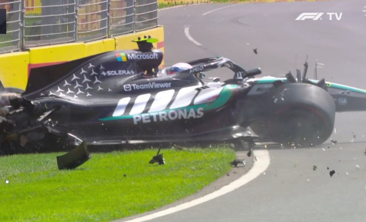 Bandiera rossa in Australia, Antonelli nel muro: a rischio la qualifica