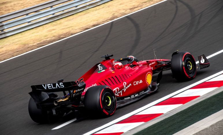 GP Ungheria 2022, Leclerc, Ferrari