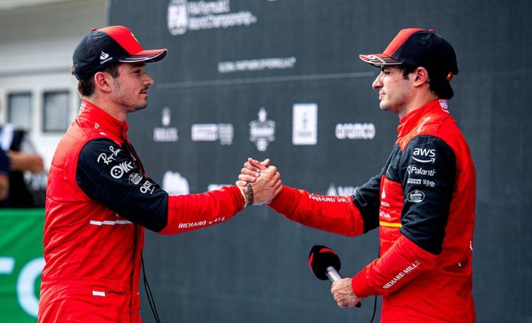GP Ungheria 2022, Sainz e Leclerc