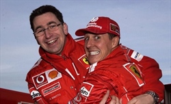 Binotto racconta: «Quella volta che Schumacher ci fece il gesto dell'orologio...» - Binotto racconta: «Quella volta che Schumacher ci fece il gesto dell'orologio...»