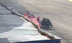 BREAKING: Leclerc a muro nel giro di formazione